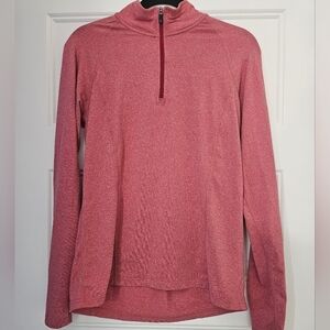 REI Women's Red Quarter-Zip Top sz medium